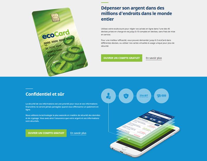 EcoCard et application mobile
